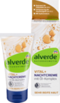 alverde NATURKOSMETIK Nachtcreme Vital+ mit Olkomplex, 50 ml - Ночной крем с ценной формулой с натуральным лецитином и гиалуроновой кислотой (55+). 50мл. (Германия)