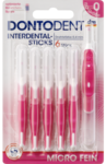 DONTODENT Interdental Sticks micro fein (ISO-Gr. 0) - Межзубные ершики диаметр 0,4 мм, супертонкие 6 шт (Германия)