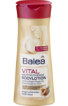 Balea VITAL Korperlotion 400 ml - лосьон для тела Витал 400мл, делает кожу гладкой и эластичной с аргановым маслом, кофеином и богатым маслом Ши. (45+) (Германия)