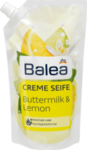 Запаска Жидкое мыло Balea Flussigseife Ginger & Lemon Nachfullpackung, 500 ml - запаска жидкое мыло Buttermilch + лимон 500 ml (Германия)