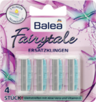Balea Fairytale Ersatzklingen 3-Klingen Rasierer - запаски к женскому станку для депиляции системы Fairytale, 4 запаски 3-х лезвинные(Германия) 