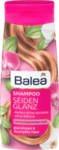Balea Seidenglanz Shampoo mit Frangipani und Perlen-Extrakt - шампунь c Франджипани и экстрактом жемчуга. (для блеска и бархотистости волос) 300 мл.(Германия)