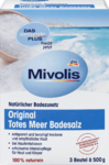 Mivolis Original Totes Meer Badesalz, 1,5 kg - соль для ванной с минералами мертвого моря 3 пакета по 500гр. (Германия)