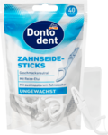 Dontodent Zahnseide-Sticks mit Etui, 40 St - Зубные нити с держателем, 40 шт (Германия)