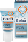 Balea young Soft & Clear Anti-Pickel SOS Gel Антибактериальный гель против прыщей и камедонов. (Германия)15 мл. 