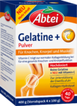 Желатин 100% в порошке для мускул и костей + витамин С - Abtei Gelatine Pulver + Vitamin C (40 Portionen), 400гр., 40 порций по 10грамм (Германия)