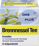DAS gesunde PLUS Brennnessel Tee, 21 g -  Натуральный травяной чай из листьев Крапивы для очистки мочевыводящих путей + при ревматических жалобах. (Германия) 8 пакетиков