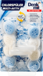 Denkmit WC-Reiniger Chlorspuler, 2 шт - Блоки в унитаз - Мощная очистка  Предотвращает скопление грязи  Долговременная свежесть (Германия)