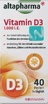 Altapharma Vitammin D3 -  Витамин D3 1000, 40 таблеток   (Германия)