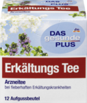 DAS gesunde PLUS Erkaltungs Tee, 24 g -  Натуральный травяной чай при простудах (Германия) 12 пакетиков