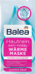 Balea Soft & Clear Anti-Pickel Wärme Maske Противовоспалительная горячая маска с салициловой кислотой и цинком с антибактериальным эффектом (Германия) 2 шт х 8 мл.