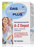 Витаминный комплекс A-Z Depot с 22 важными витаминами, минеральными веществами и микроэлементами, лютеином. (Германия)100 шт. 