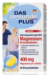 Биологически активная добавка к питанию Магнезиум -  Magnesium 400 магний - 20 шипучих таблеток (Германия)
