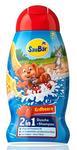 Saubar 2 in 1 Dusche + Shampoo Erdbeere - душ+шампунь 2 в 1 для детей - клубника (Германия) 250 мл. 