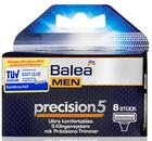 Сменные 5-ти лезвиные запаски кассеты для станка Balea Ersatzklingen precision5 Ersatzklingen 8шт. (Германия)
