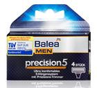Сменные 5-ти лезвиные запаски кассеты для станка Balea Ersatzklingen precision5 Ersatzklingen 4шт. (Германия)