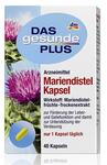 Das gesunde Plus Mariendistel Kapseln биологическая добавка для поддержки пищеварительной функции.(Германия) 40 капсул.