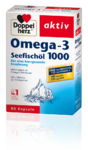 Витаминный комплекс Doppel herz Omega-3 Seefischol 1000 Kapseln - 80 капсул. по 1000мг масло морских рыб + 12мг Витамин Е. (Германия)