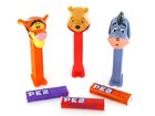 Конфеты PEZ с игрушкой-дозатором, куда они вкладываются. Игрушка - дозатор + 3 упаковки конфет. (Германия)