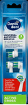 Dontodent Aufsteckbursten Active Cross, 3 St - 3 запаски к электрической зубной щетки с улучшенной чисткой между зубами 3 шт. (Германия)